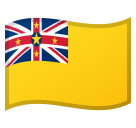 How emoji flag: Niue displayed on Google