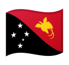 How emoji flag: Papua New Guinea displayed on Google