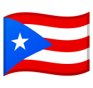 How emoji flag: Puerto Rico displayed on Google