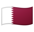 How emoji flag: Qatar displayed on Google