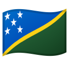 How emoji flag: Solomon Islands displayed on Google