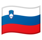 How emoji flag: Slovenia displayed on Google