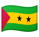 How emoji flag: São Tomé & Príncipe displayed on Google