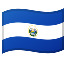 How emoji flag: El Salvador displayed on Google