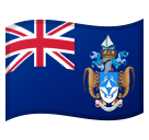 How emoji flag: Tristan da Cunha displayed on Google