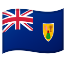 How emoji flag: Turks & Caicos Islands displayed on Google