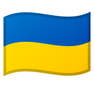 How emoji flag: Ukraine displayed on Google