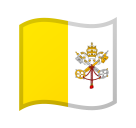 How emoji flag: Vatican City displayed on Google