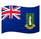 How emoji flag: British Virgin Islands displayed on Google