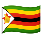 How emoji flag: Zimbabwe displayed on Google