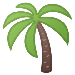 How emoji palm tree displayed on Google