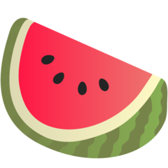 How emoji watermelon displayed on Google