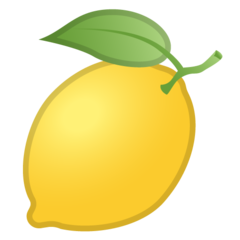 How emoji lemon displayed on Google