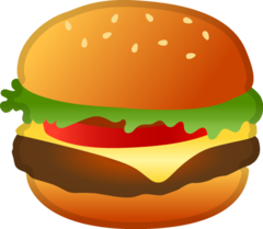 How emoji hamburger displayed on Google