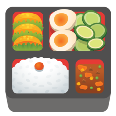 How emoji bento box displayed on Google