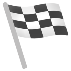 How emoji chequered flag displayed on Google