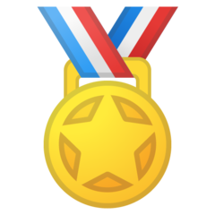 How emoji sports medal displayed on Google