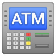 How emoji ATM sign displayed on Google