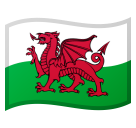 How emoji flag: Wales displayed on Google