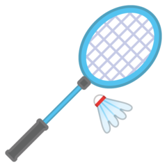 How emoji badminton displayed on Google