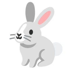 How emoji rabbit displayed on Google