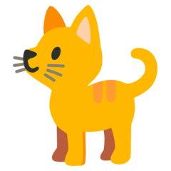 How emoji cat displayed on Google