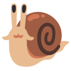 How emoji snail displayed on Google