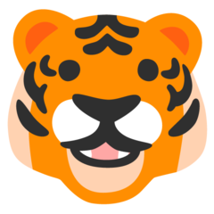 How emoji tiger face displayed on Google