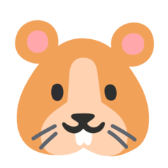 How emoji hamster displayed on Google