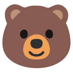 How emoji bear displayed on Google