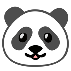 How emoji panda displayed on Google