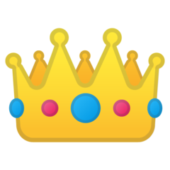 How emoji crown displayed on Google