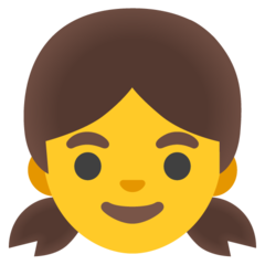 How emoji girl displayed on Google