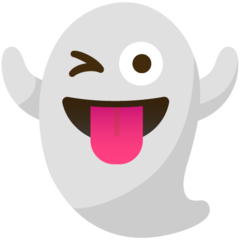 How emoji ghost displayed on Google