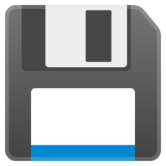 How emoji floppy disk displayed on Google