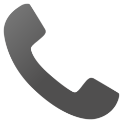 How emoji telephone receiver displayed on Google