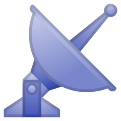 How emoji satellite antenna displayed on Google