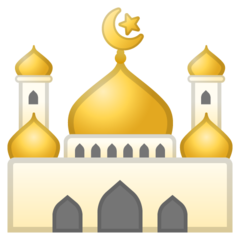 How emoji mosque displayed on Google