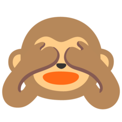 How emoji see-no-evil monkey displayed on Google