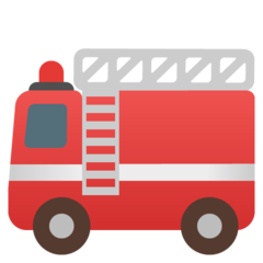 How emoji fire engine displayed on Google