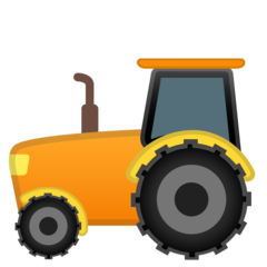 How emoji tractor displayed on Google