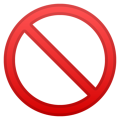 How emoji prohibited displayed on Google