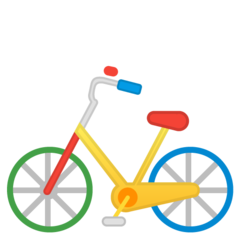 How emoji bicycle displayed on Google