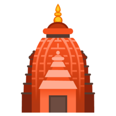 How emoji hindu temple displayed on Google