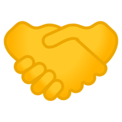 How emoji handshake displayed on Google