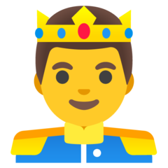 How emoji prince displayed on Google