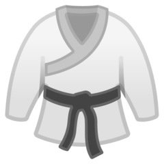 How emoji martial arts uniform displayed on Google