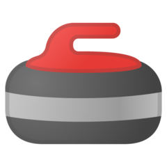 How emoji curling stone displayed on Google