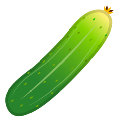 How emoji cucumber displayed on Google