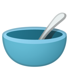 How emoji bowl with spoon displayed on Google